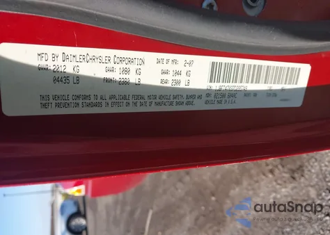 2007 Jeep Compass Sport из США, поврежденный, VIN 1J8FT47037D295749